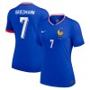 Goedkope Frankrijk Griezmann 7 Dames Thuisshirt EK 2024 Goedkope Frankrijk Griezmann 7 Dames Thuisshirt EK 2024